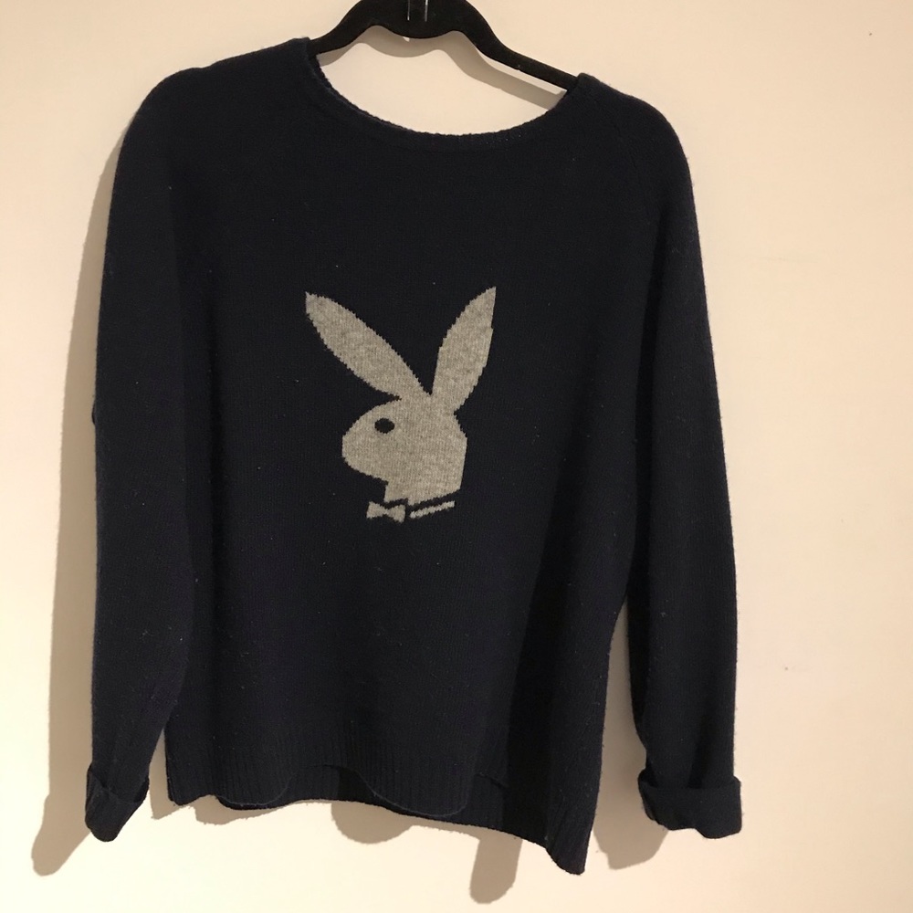 Vintage Navy Blue PLAYBOY Sweater